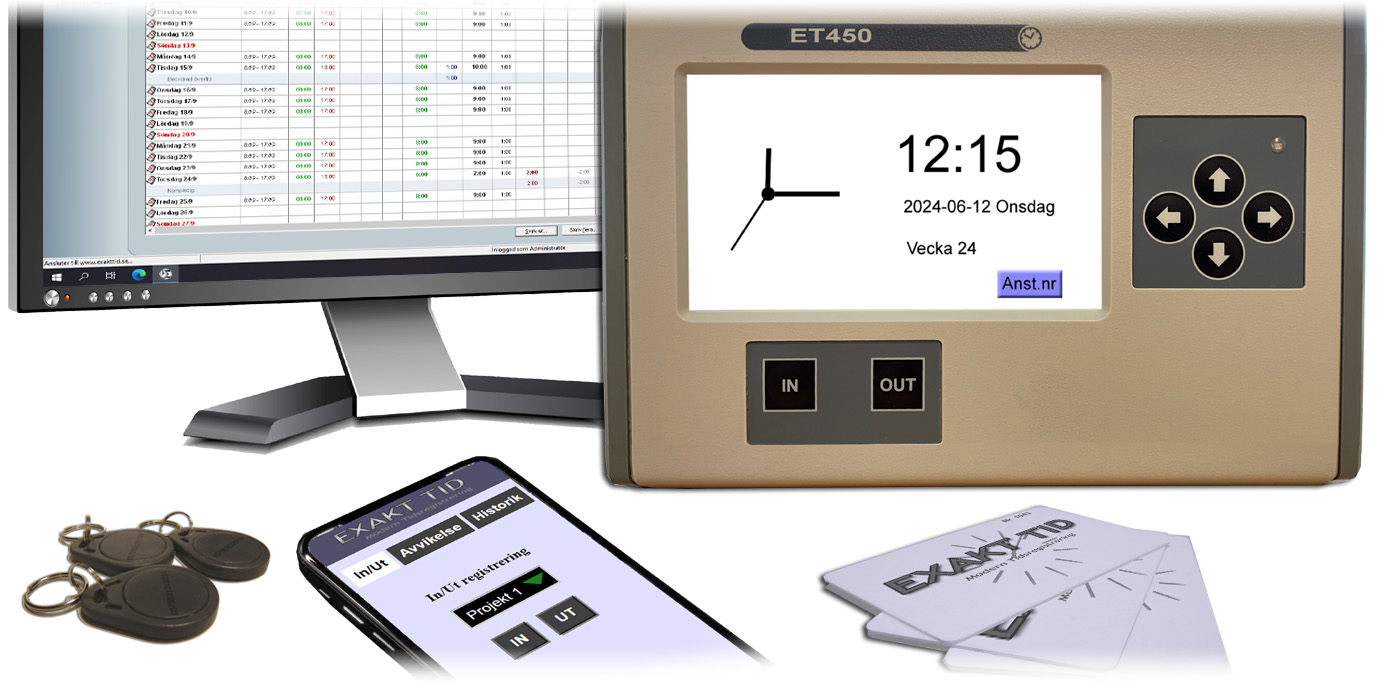 Tidrapporteringssystem som erstter grdagens stmpelklocka
